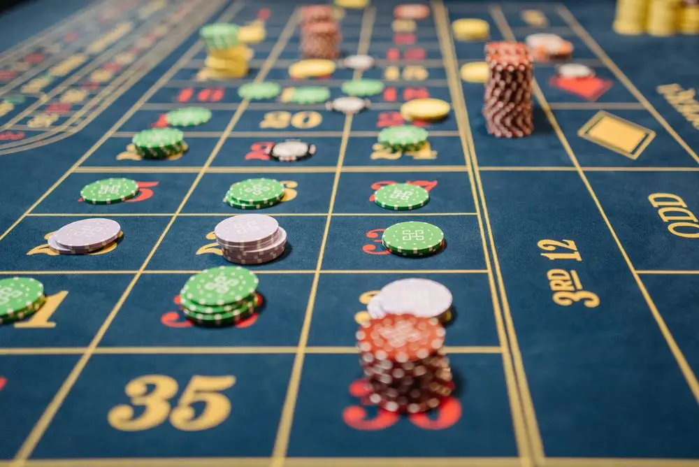 Casino Chips Close-up